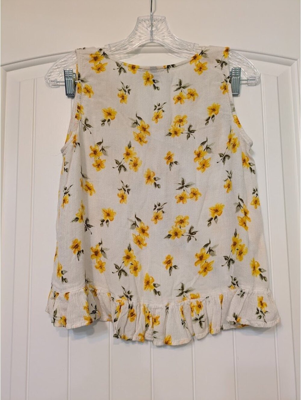 🌼 Derek Heart Floral Tank Top White L — GUC Breezy - Picture 3 of 5